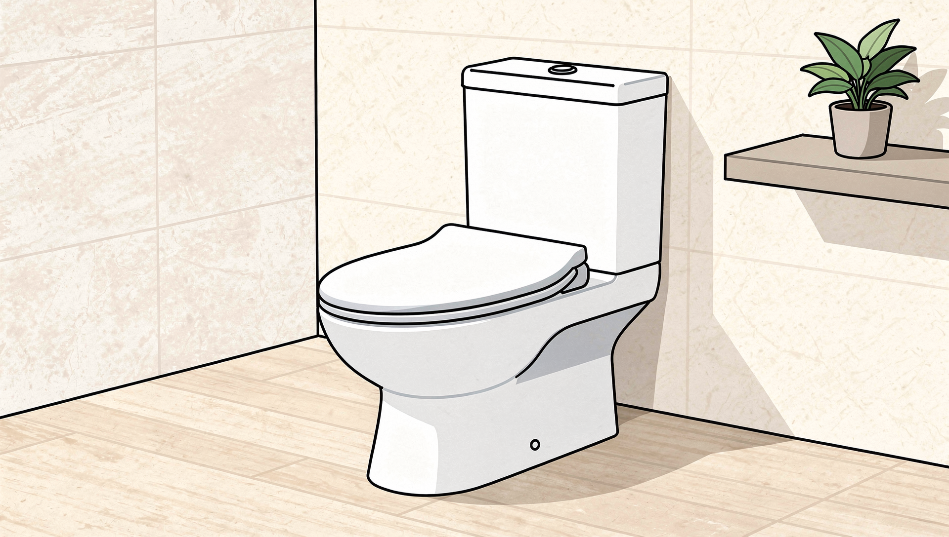 Inodoro dos piezas blanco moderno con descarga dual